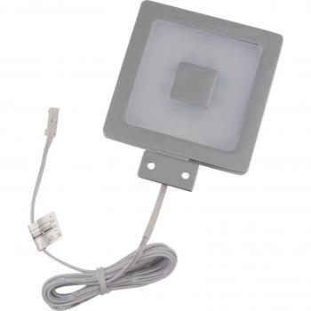 Heitronic - Led luminaria Piazza, 4.5w, luz led Espejo Cuadrado