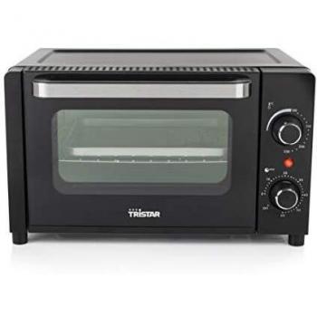 Tristar OV-3615 10L Black Mini Oven with Thermostat and Timer, 800 Watt
