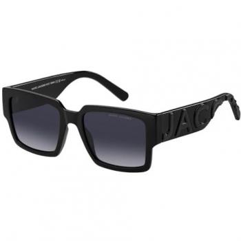 Marc Jacobs 739/S Stylish Black Unisex Sunglasses, Rectangular, 54mm, Polarized