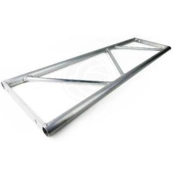 Cablematic - Estructura truss plana de aluminio plateado con tubo paralelo de 300mm tramo recto 100cm