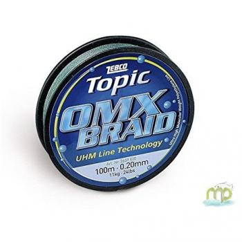 Zebco Topic OMX cuerda, 0,20 mm, 100 m, Verde