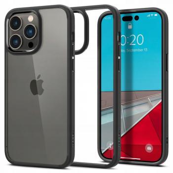 Funda Ultra Híbrida Spigen para iPhone 14 Pro - Negro Mate