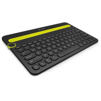 Logitech Bluetooth Multi-Device Keyboard K480 - Black, QWERTZ German Layout