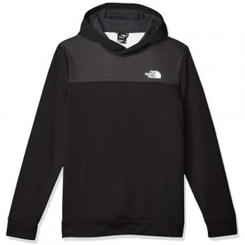 Sudadera Polar The North Face Reaxion Fleece Negro, Forro polar para hombre, Color negro con logo blanco, Tamaño S