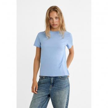 Sky Blue Basic Short Sleeve T-Shirt - Size L
