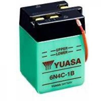 YUASA BATERIA 6N4C-1B abierto - sin ácido