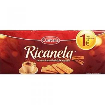 Cuetara Ricanela - Galleta napolitana, 213 g, paquete de 4