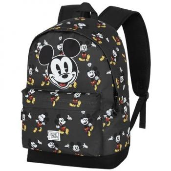 Mochila Infantil Karactermania Plus Looks Mickey Disney 43cm, tipo: mochila, características: diseño de Mickey Mouse, color negro, dimensiones 30 x 44 cm, capacidad de 23 L