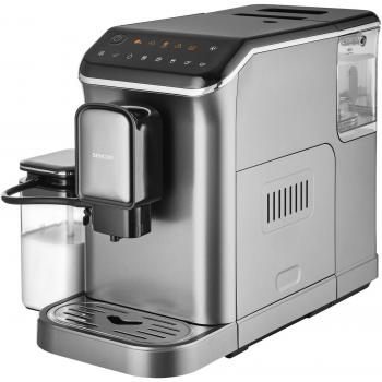 Cafetera Espresso Superautomática Sencor SES 8000BK 750 ml 19 Bares con Molinillo de Acero Inoxidable
