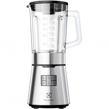 Batidora de Vaso Electrolux ESB7300S Expressionist con Cuatro Cuchillas de Titanio y Acabado en Acero Inoxidable, 900W, Gris