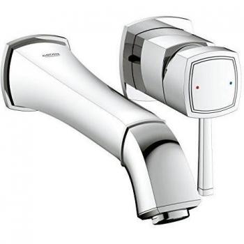 Grohe Grandera - grifo lavabo mural caño 234 mm M, color cromo Ref. 19930000