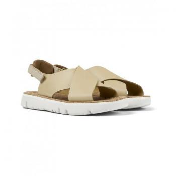 Sandalias de piel Oruga Sandal beige Camper