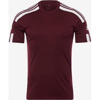 Camiseta de fútbol adidas Squadra 21 manga corta roja para hombre adulto