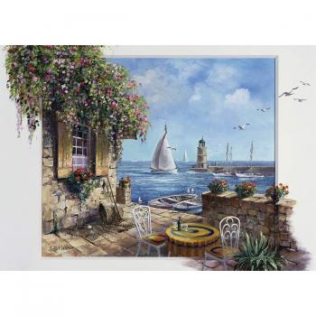 Puzzle Terasa del Mar de 500 Piezas - Puzzle Artístico para Adultos