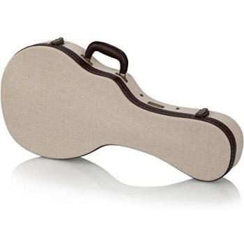 Gator Cases Journeyman Mandolin Deluxe Wood Case, Beige