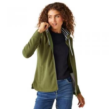 Regatta Women's Bayletta Full Zip Fleece Hoodie in Four Leaf Clover, Size 12