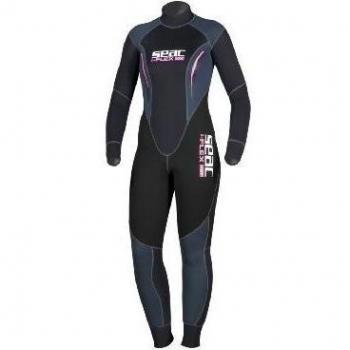 Seac I-Flex - Traje buceo para mujer, color negro, talla XS