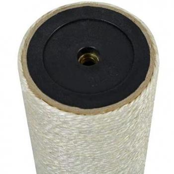 vidaXL Poste Rascador para Gatos 8x35cm 10mm Beige Accesorios para Mascotas