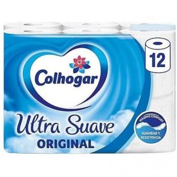 COLHOGAR Ultra Suave 12 Rollos Papel Higiénico