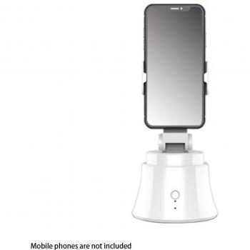 Soporte de Cámara Gimbal Estabilizador Universal para Smartphones con Seguimiento Automático de Rostro, Alimentado por Batería y Carga USB con Cuenta Atrás