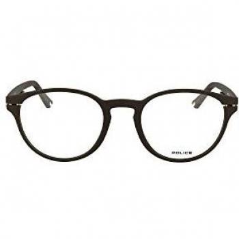 Police VPL635500824 Gafas, Semi Matt Dark Brown, 50/21/145 para Hombre
