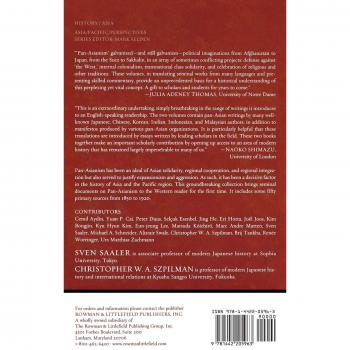 Pan-Asianism: A Documentary History, 1850-1920, Volume 1 - Asia/Pacific Perspectives