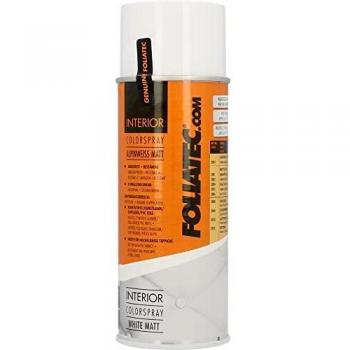 Pintura en spray Foliatec 400 ml Mate Blanco - Detergente para plásticos FOLIATEC 2001