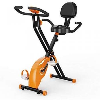 Bicicleta estática,Plegable F-Bike, Bicicleta Spinning Pro Indoor,bicicletas estaticas plegable ,niveles de resistencia ajustables, Bicicleta Plegable para Deportistas y Personas Mayores