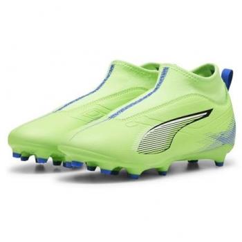 Puma Botas de Fútbol Ultra 5 Match+ LL FG/AG Jr, características: diseño para césped artificial, color verde, talla 37