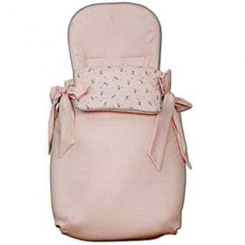 Babyline Bunny - Saco 3 usos, unisex, color rosa