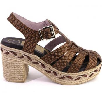 Sandalias de Mujer NIVAL LAMBRO CORFU Piel Cuero 524