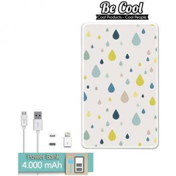 Becool® - Batería Externa Power Bank 4000 mah + Gratis 1 cable USB-MicroUsb