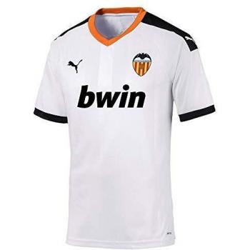 Puma Valencia CF Pro Primera Equipación 2019-2020, Camiseta, Puma White-Puma Black-Vibrant Orange, Talla 2XL