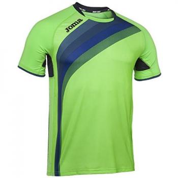 Joma - Camiseta elite v verde fluor m/c para hombre