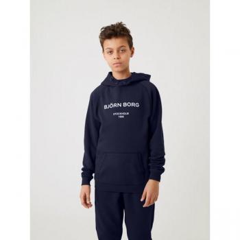 Björn Borg Borg Logo Hoodie Navy, Size 146-152