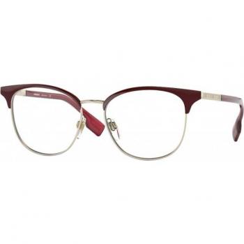 Burberry BE1355 1319 Light Gold-Bordeaux Square Sunglasses for Women