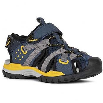 Sandalias de Niño Geox Borealis Navy y Amarillo EU 32