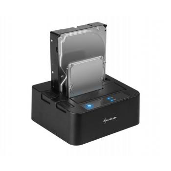 Docking Station Sharkoon SATA QuickPort Duo USB 3.0 con Doble Conexión