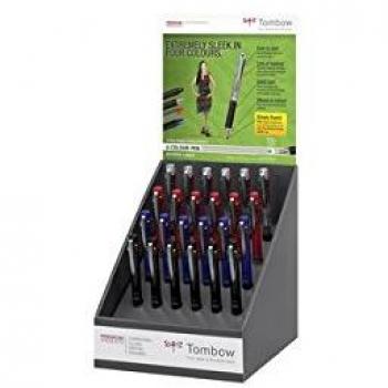 Tombow - TOMBOW Druckkugelschreiber REPORTER 4 SMART, 24er Display
