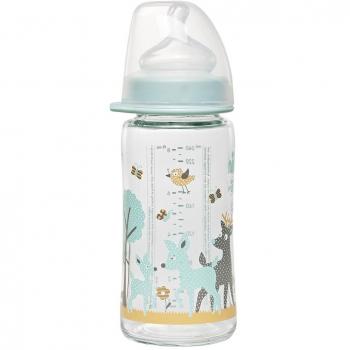 Biberón Cristal Bosque Menta 240ml