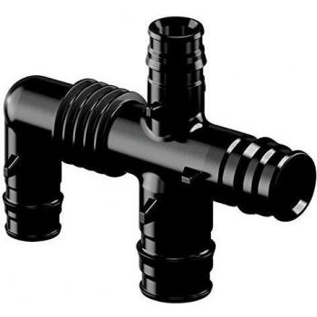 Colector cónico Q&E PPSU 20 1X20+2X16 C/C45, con roscas macho/hembra acorde a EN 10226-1, posibilita