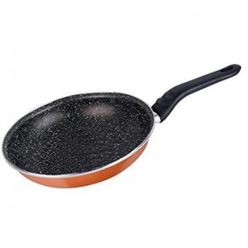Sartén Magefesa Copper 18 cm Antiadherente Efecto Piedra, Apta para Inducción y Lavavajillas, Color Naranja