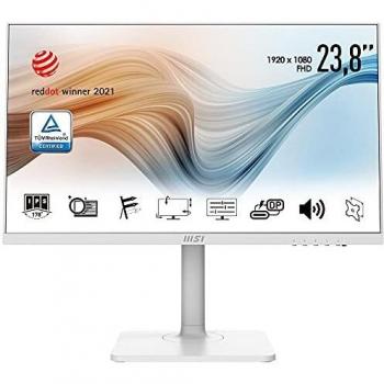 Monitor MSI Modern MD241PW - Full HD, 24, 1920 x 1080 px, 5 ms, 75 Hz, USB-C, altura ajustable, garantía de 3 años