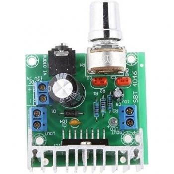 AC/DC 12V TDA7297 2x15W Módulo de Doble Canal Digital Amplificador de Audio DIY Kit Bricolaje