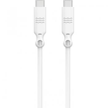 Cable Ecológico USB-C Macho/Macho 2m Blanco Just Green