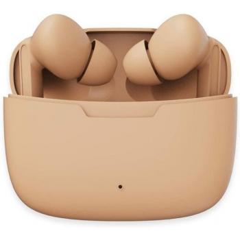 Denver TWE-47N Auriculares True Wireless Stereo (TWS) Intraurales Bluetooth para Llamadas y Música en Color Nude