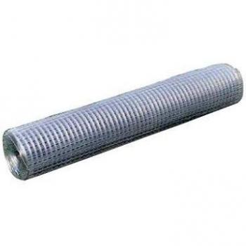 Galvanized Steel Chicken Wire Fence 25x1 m Silver