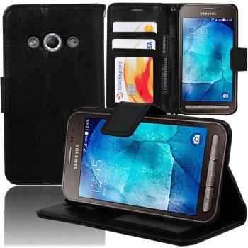 Samsung Galaxy Xcover 3 SM-G388 F Funda HCN Phone® Funda con tapa tarjetero tapa folio libro tapa soporte integrado para Samsung Galaxy Xcover 3 SM-G388 F, compatible con Samsung Galaxy Xcover 3