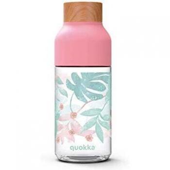 Quokka Ice - Palm Springs 570 ML| Botella de Agua Reutilizable de Tritan - Libre de BPA | Amplia Apertura para Rellenar y con tapón antigoteo
