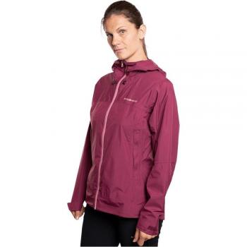 Chaqueta de mujer Kanchenjunga Trangoworld con capucha, color granate, talla S